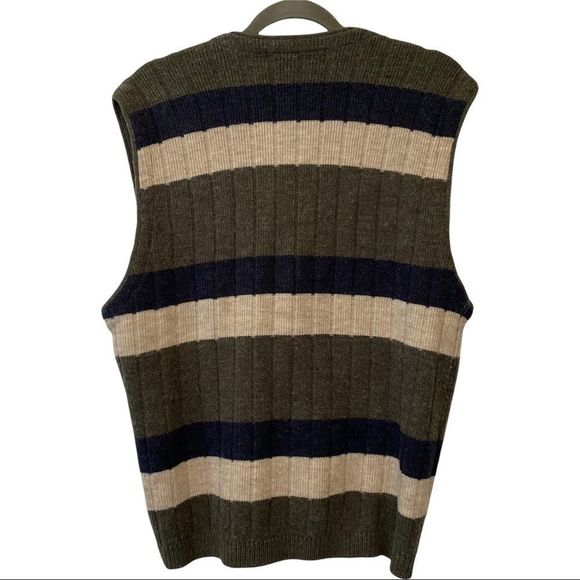 Pierre Cardin vintage button front unisex v neck sweater vest size XL EUC - Picture 6 of 6